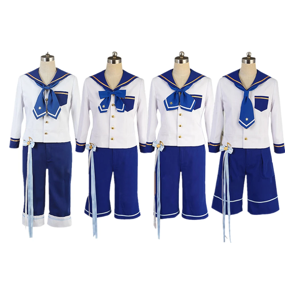 

Ensemble Stars Navy Uniform Joyful x Box Mashiro Tomoya Nito Nazuna Tenma Mitsuru Shino Hajime Косплей Костюм