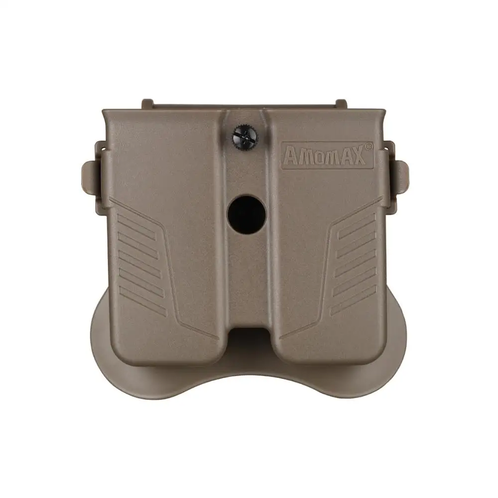 Amomax-bolsa Universal doble Mag, 9MM, para cargador calibre. 40,45, para Glock | Jericho | CZ