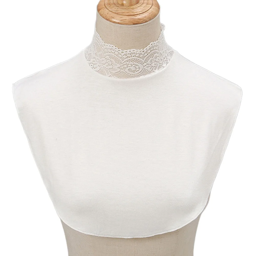 

Fashion High Collars Fake Collar Detachable Elastic False Collar Warmer Solid Color Turtleneck Neck Cover Clothes Accessories