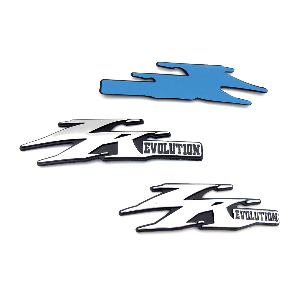 Motorcycle Stereo Stickers Scooter Body Fairing Gold/Blue/Chrome Sticker Emblem Badge Plastic Decals For Yamaha JOG ZR EVOLUTION