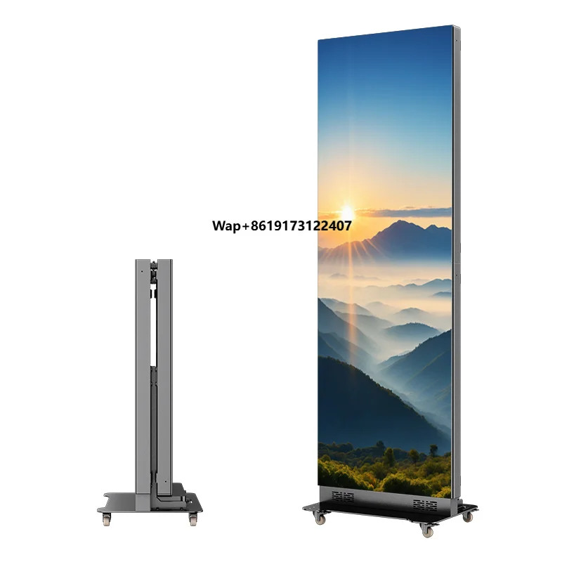 YUYI Portable Foldable Poster Screen -  4K Display for Trade Shows, Retail & Events P2 P2.5 P3