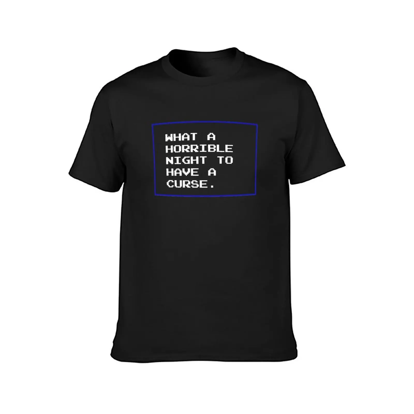 What A Horrible Night To Have A Curse Retro Graphic T-Shirt for a boy vintage mens champion t shirts