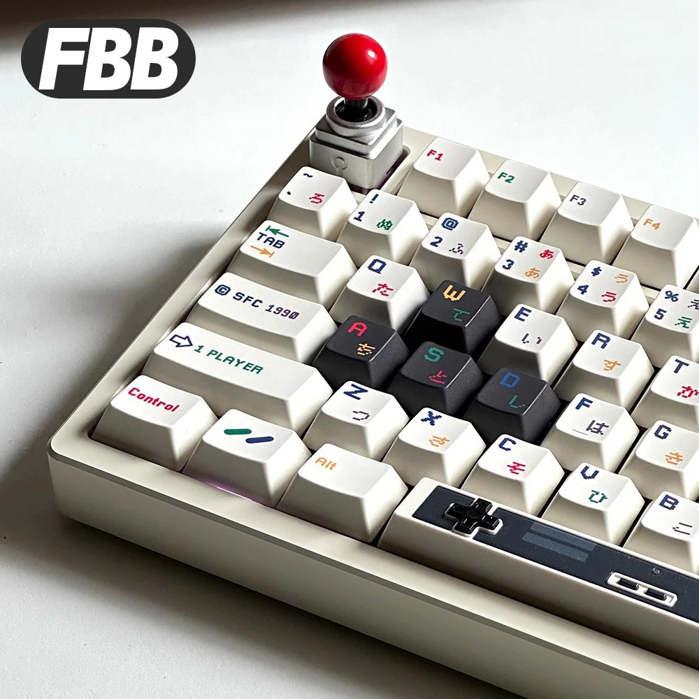 

FBB Keycaps SFC 1990 171keys PBT Dye-Sub Custom Cherry Profile For Mx Cherry Switch Gaming Mechanical Keyboard 68 75% DIY Kit