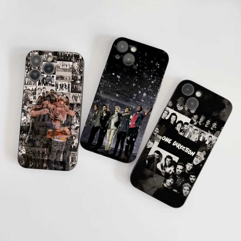 حافظة هاتف باند O-One Direction من السيليكون الناعم لهاتف آيفون 16 15 14 13 12 11 Plus Pro Max Plus #2