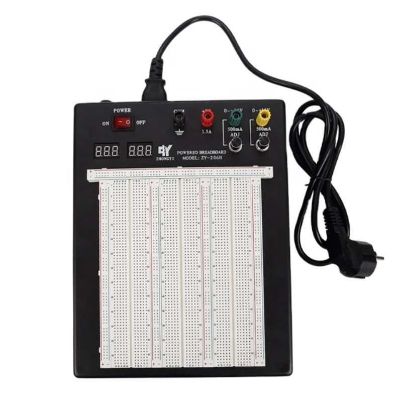 for 2390 Points White Experiment Case Breadboard With A Case Powered Breadboard