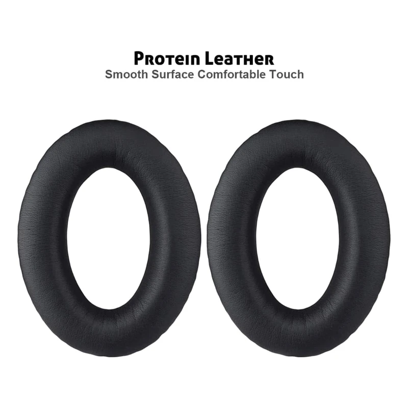 Breathable Protein Leather Ear Pads Ear Cushion Earpads for Aviation Headset X A10 Headphone Sleeves