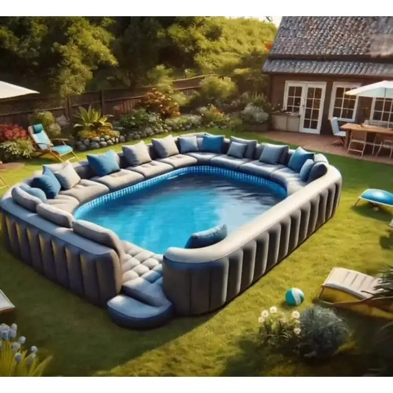 

Commercial Customized Inflatable Sofa Pools Swimming With Portable Lounge for Party