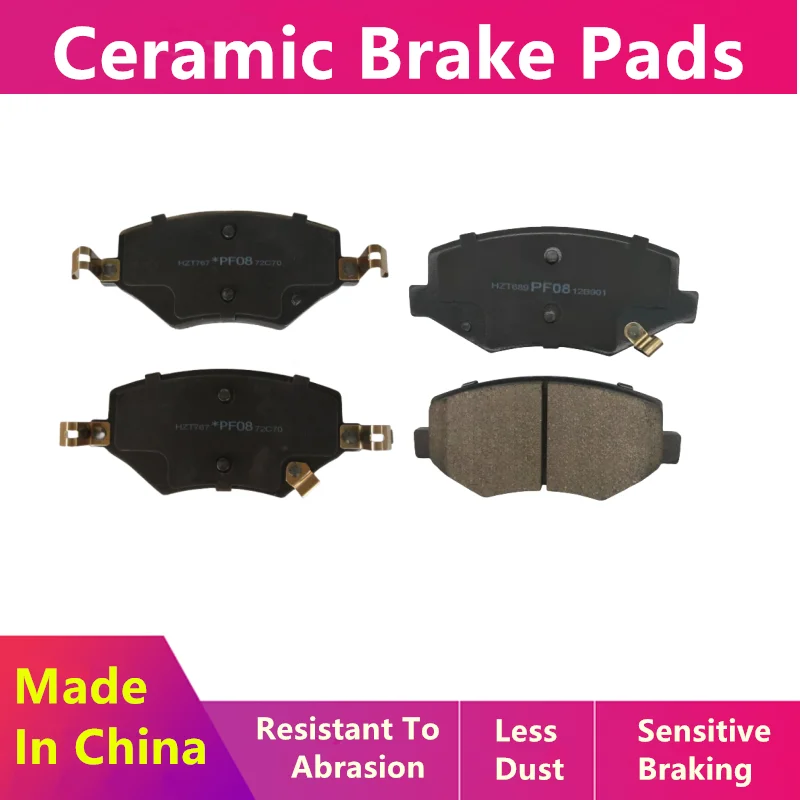 Ceramic Brake Pads For Jac J7  Jiayue A5 1.5t/2019 2020 2021 2022 2023 2024/Auto Parts Front/Rear