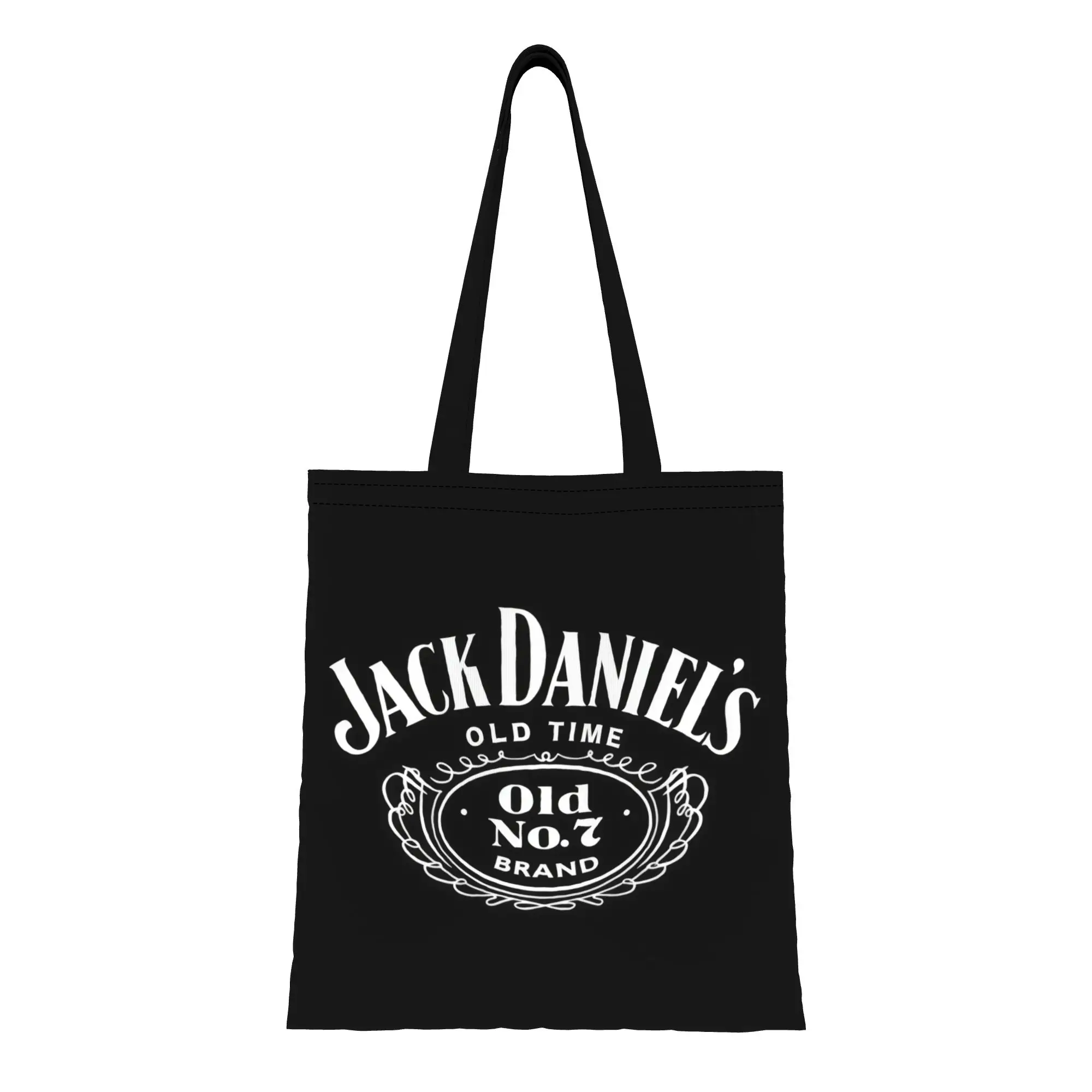 JJack Daniel'sS JJack Daniel'sS NO Canvas Tote Bag Perfect for Shopping Travel Outdoor Heavy Duty Shoulder Handbag