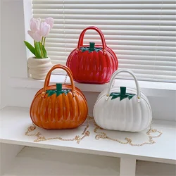 Borsa zucca di Halloween per le donne borsa arancione per le signore novità borsa Tote zucca borsa decorazione del partito