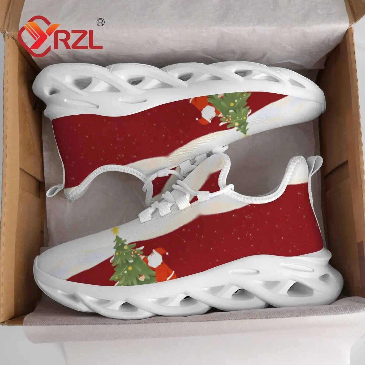 أحذية YRZL للتدريب في صالة الألعاب الرياضية للرجال خفيفة الوزن سهلة الارتداء بتصميم مريح للمشي ومضادة للانزلاق أحذية كاجوال للرجال