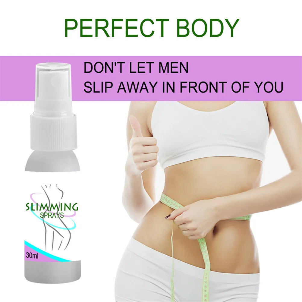 2 Bottles 30Ml Fat Burning Slimming Spray Natural Ingredients Firming Spray Effective Cellulite Weight Loss Fat