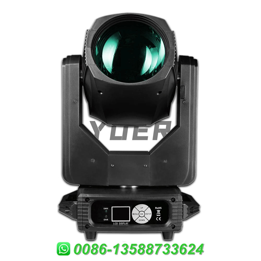 295W Beam Spot Moving Head Light 48+8 Prism Gobo Zoom Rainbow Effect Stage Lights DMX512 DJ Disco Xmas Bar Stage Lighting Effect