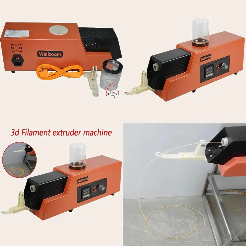 

1PC REX-C100 3D Filament Extruder Machine Speed Adjustable Desktop 3D Printer Consumables Maker 1.75mm 3mm