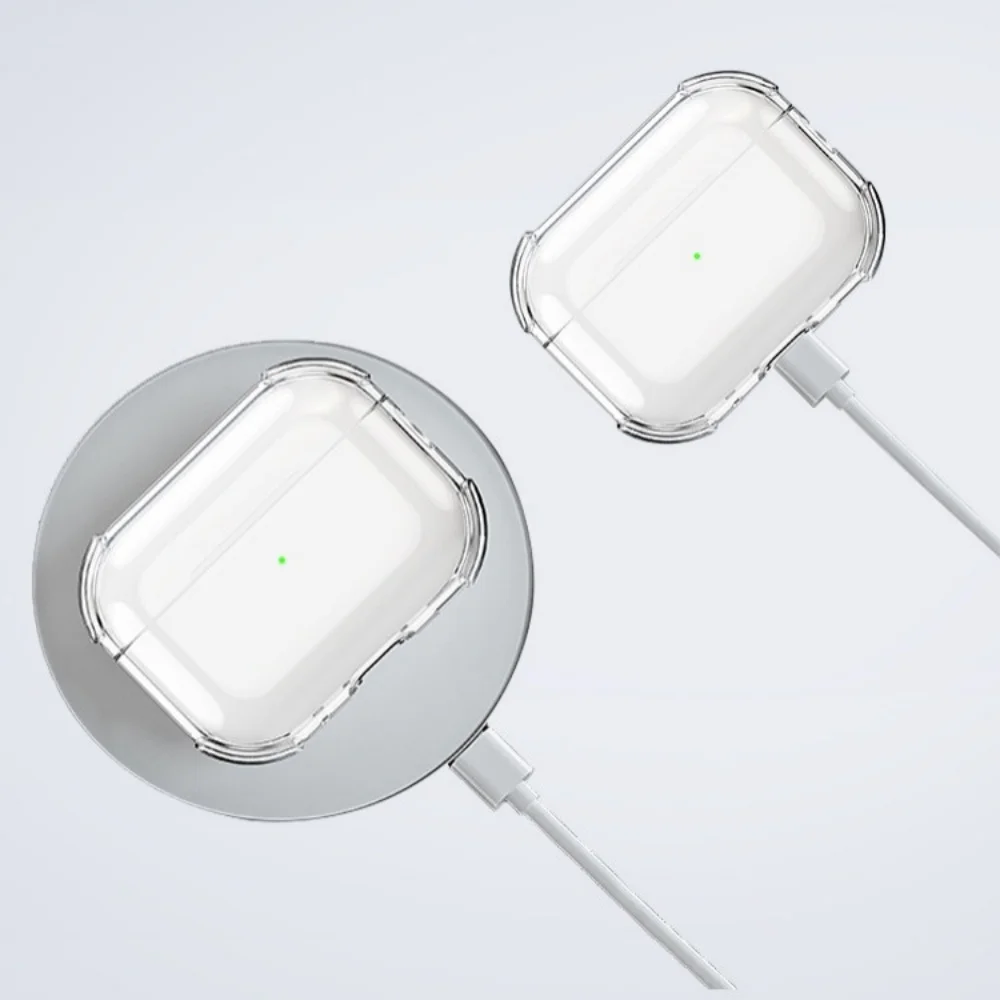 Für AirPods 5/4/Pro 3 Transparente Kopfhörerhülle mit Reinigungsstift Schutzhülle Zubehör für AirPods 5 (2026)/für AirPods 4 – Detail 4