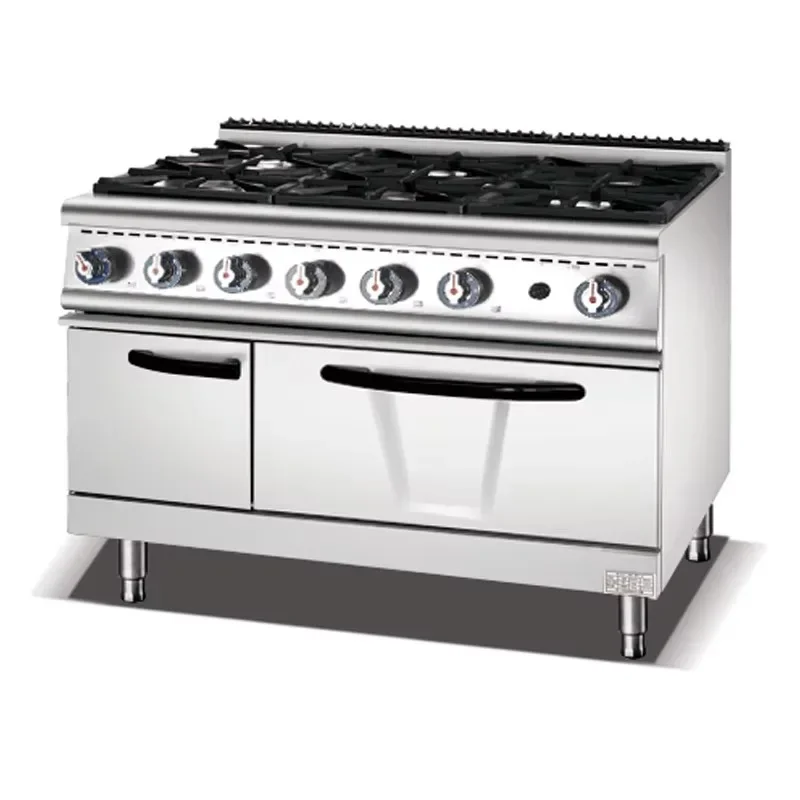 

Factory Italian Cooking Range With Open Legs Commercial Stainless Steel Stove With Oven