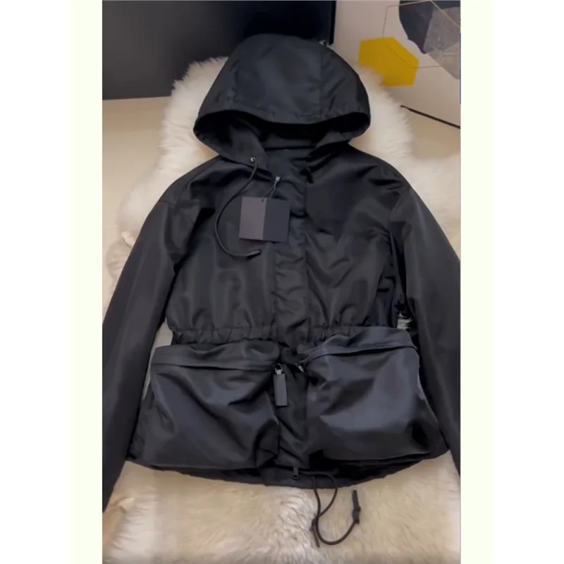 

Black Short Women's Jacket Sun Protection Spring Autumn European Elegant Sweet Spicy Fairy Feel High-End Sensation Super Beau...