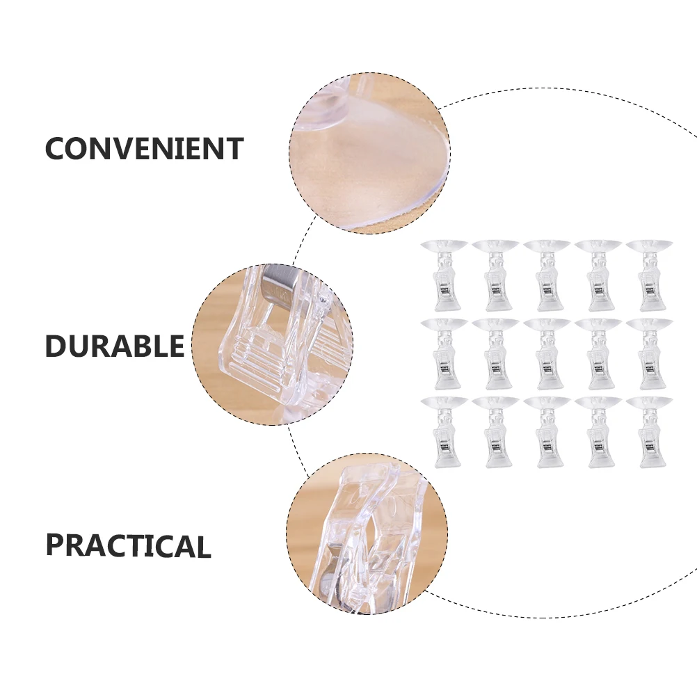 

12Pcs Fish Tank Clip Securely Hold Seaweeds Easy Install Uninstall Long Term Use Aquarium Accessories Aquarium Sucker Clamp