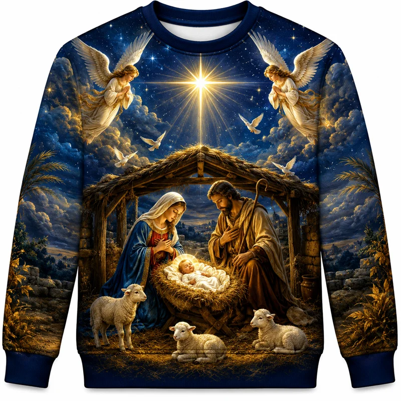 Men'S Fashion Xmas Party - เสื้อสเวตเตอร์คริสต์มาสลายแปลกใหม่ 2027 แฟชั่นทันสมัย ใส่ได้ทั้งชายและหญิง เหมาะสำหรับงานปาร์ตี้วันหยุด เสื้อสเวตเตอร์คริสต์มาสลำลอง