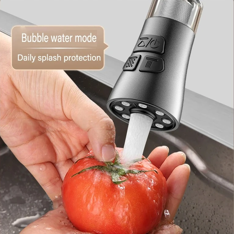 

360° Rotate Kitchen Faucet Extender with Filter Function Universal Aerator Splash Filter Washbasin Faucet Bubbler Nozzle Aerator