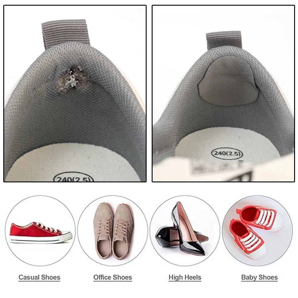 6 stücke Sport Schuhe Reparatur Aufkleber Wildleder Ferse Schutz Anti-Verschleiß Reparatur Löcher Selbst-klebe Patches Einlegesohlen Pad fuß Pflege Einsatz – Detail 6