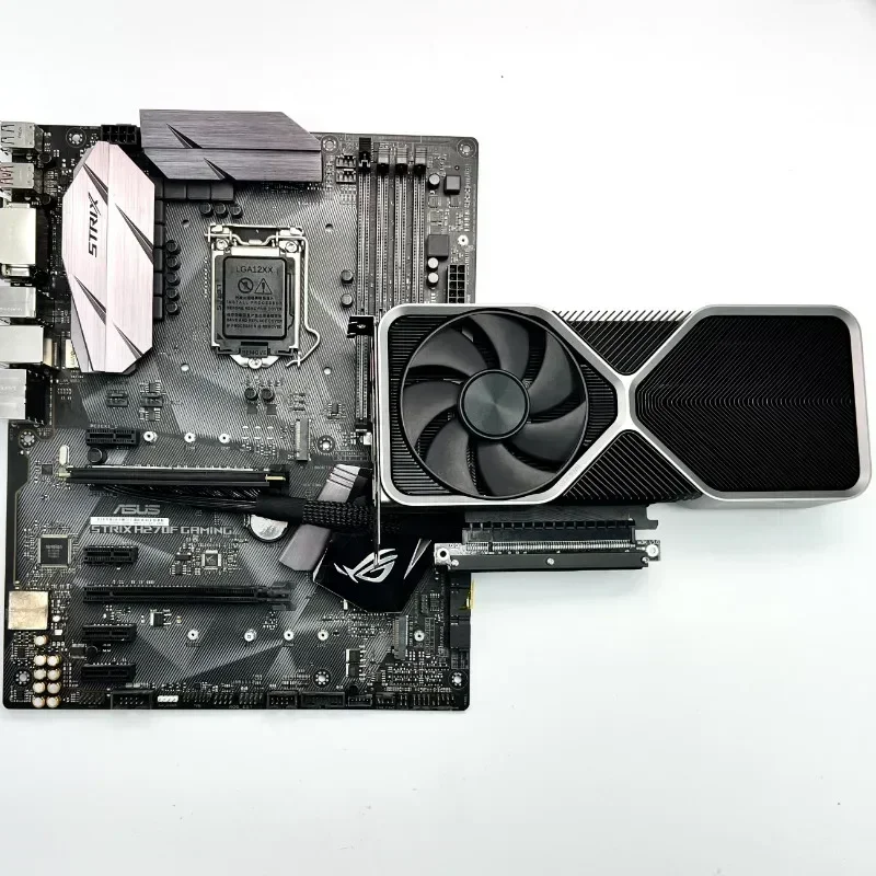 ADT PCIe Double Reverse Turn Rechts-/Links-Verlängerungskabel Gen4 PCI Express 4.0 X16 Soft Bending Grafikkarten A4 ITX-Serverkabel