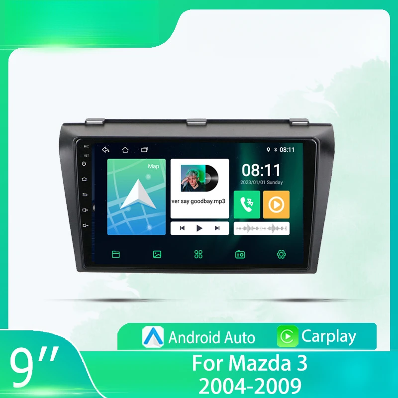 

For Mazda 3 2004-2009 Car Multimedia Player Android Car Player GPS WIFI Carplay 4G Car Radio Navigation Stereo Car Electronic