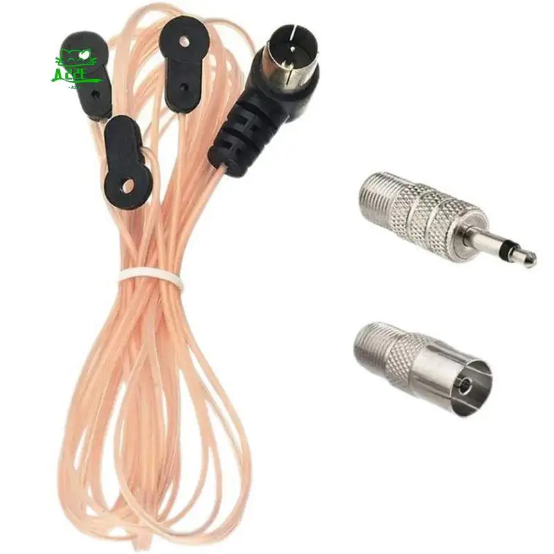 A22E-For Radio Speakers FM Amplifier Radio Antenna Home Use Transparent AM Signal Receiver Cable