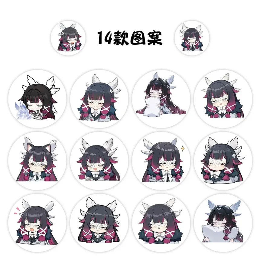 500pcs-pacote-etiquetas-adesivas-kawaii-columbina-hyposelenia-kuutar-moon-maiden-damselette-com-tema-de-anime-para-embalagem-de-presentes