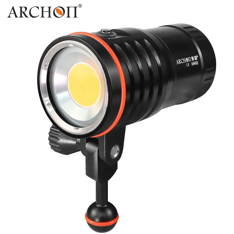 ARCHON DM60 /WM66 Diving Light COB Diving Video Light Max 12000 Lumens HD video diving photoraphy lights torch With Battery Pack