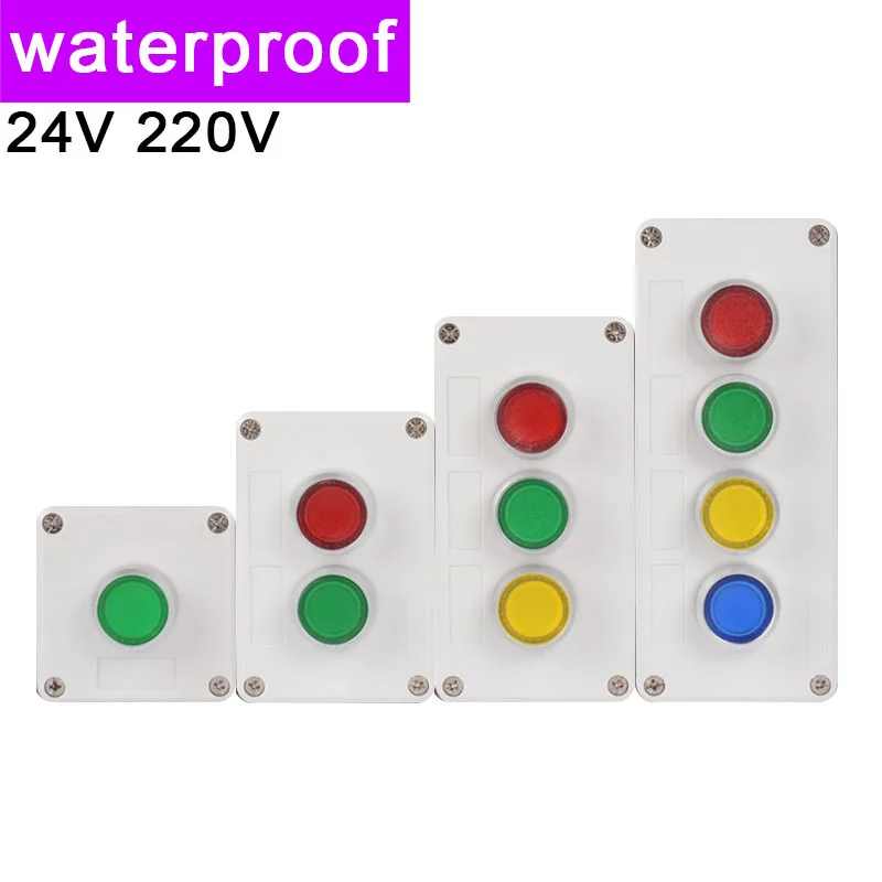 

Кнопочный переключатель со встроенным блоком управления блоком питания, остановка запуска 1/2/3/4 отверстий, сброс заряда 24 В 220 В