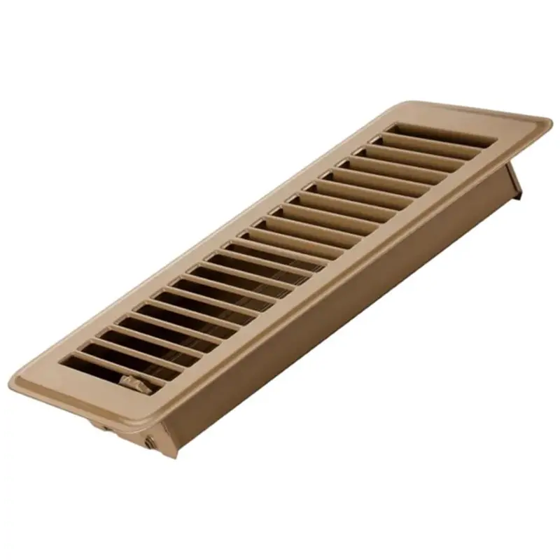 

【ORNAMENT】Air Vent Registers 4X10 Inch Iron Floor Vents High-Efficiency Air Cover For Home RV