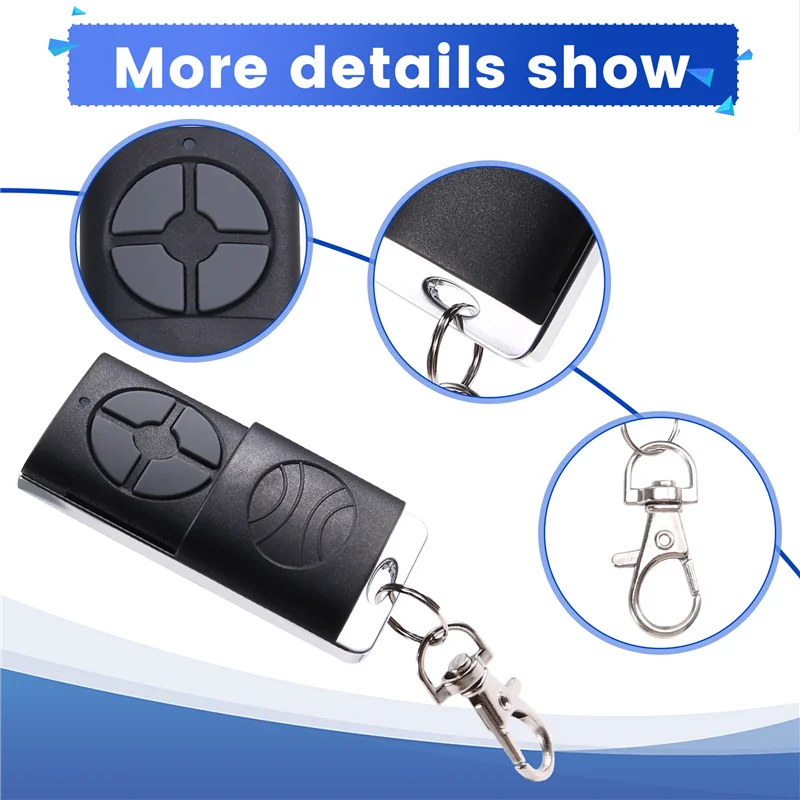 

DIGIT-433 МГц 4-клавишный ручной передатчик для гаража, устройство открывания дверей, подходит для беспроводного универсального передатчика дистанционного управления для гаражных ворот