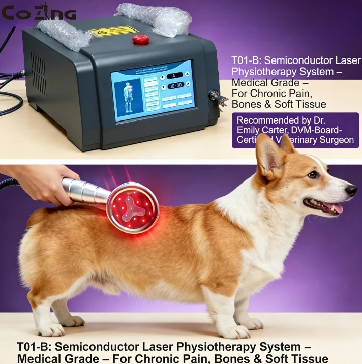

Ветеринарный лазерный терапевтический аппарат 808 нм – общая мощность 855 мВт – для лечения тендинита и артрита