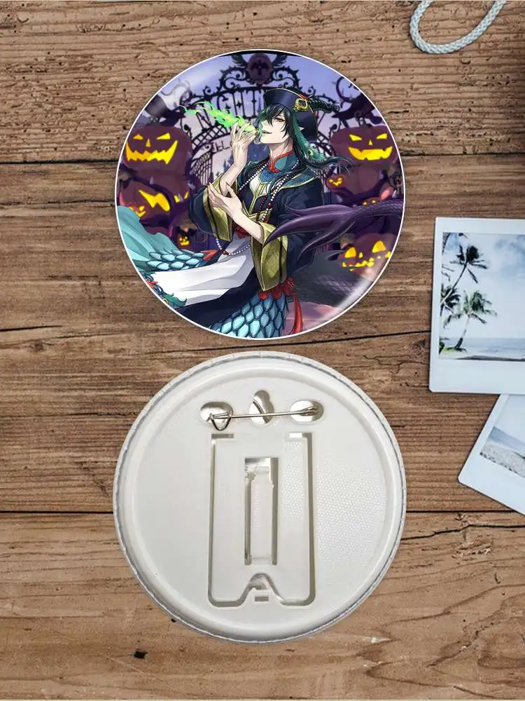 Malleus Draconia Game Anime Character Soft Button Badge Brooch anchor Peripherals Pin Birthday presentinsignias personalizables