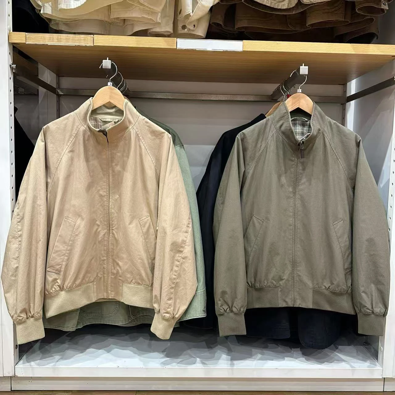 

Мужская куртка-харрингтон: новая весенняя модель, повседневная рабочая одежда, свободный крой, воротник-стойка, длинный рукав, ветрозащитная, на молнии