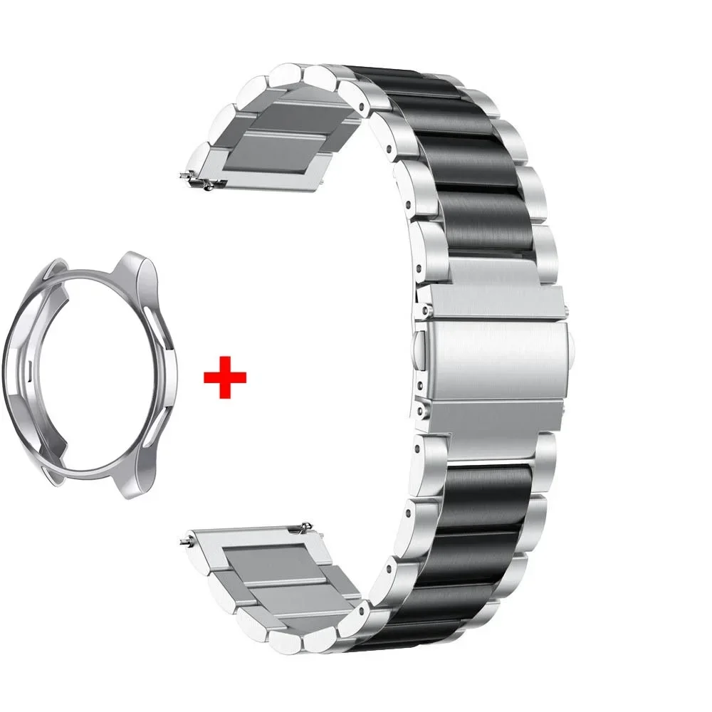 Band+Case for Samsung Galaxy Watch 6 5 4 44mm 40mm Classic 46mm 42mm Stainless Steel Bracelet Galaxy Watch 3 5 Pro 41 45mm Strap