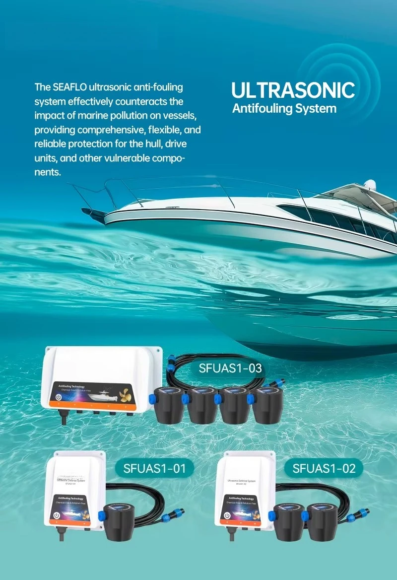 Ultrasonic Antifouling System for Boats and Yachts | Eco-friendly Barnacle Prevention Device | Paint-free Hull Protection