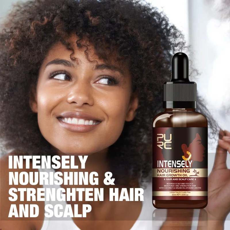 

PURC Biotin Argan Oil Nourishing Hair Scalp Treatment Smoothing Strengthens Hair Roots Repair Damaged Hair Care Products