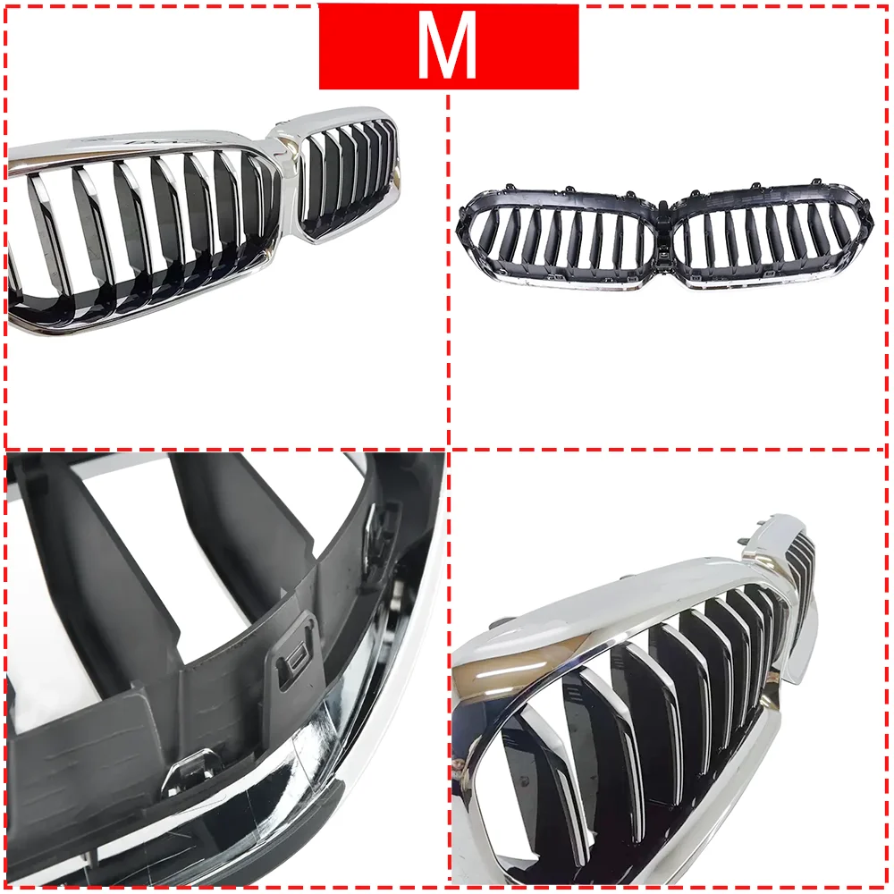 Für BMW 5er G30 LCI G31 LCI 2021 2022 2023 520i 520d 523i 530dx 540i Original Auto Racing Kühlergrill Frontstoßstange Nierengrills