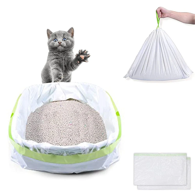 Cat Litter Garbage Bag Garbage Bin Garbage Collector Cat Garbage Bag Disposable Large Cat Garbage Bag Without Shovel Plastic Bag