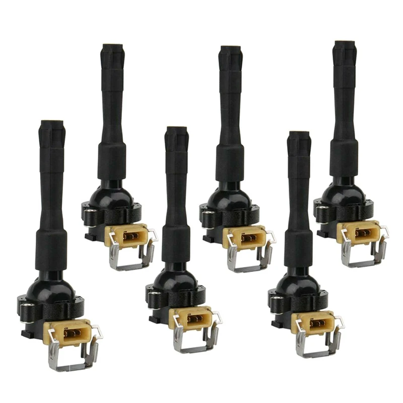 6Pcs Ignition Coils 12131748018 UF354 UF300 Parts Accessories For BMW 323I 325Ci E46 E39 X5 E36 325 330 V6 V8