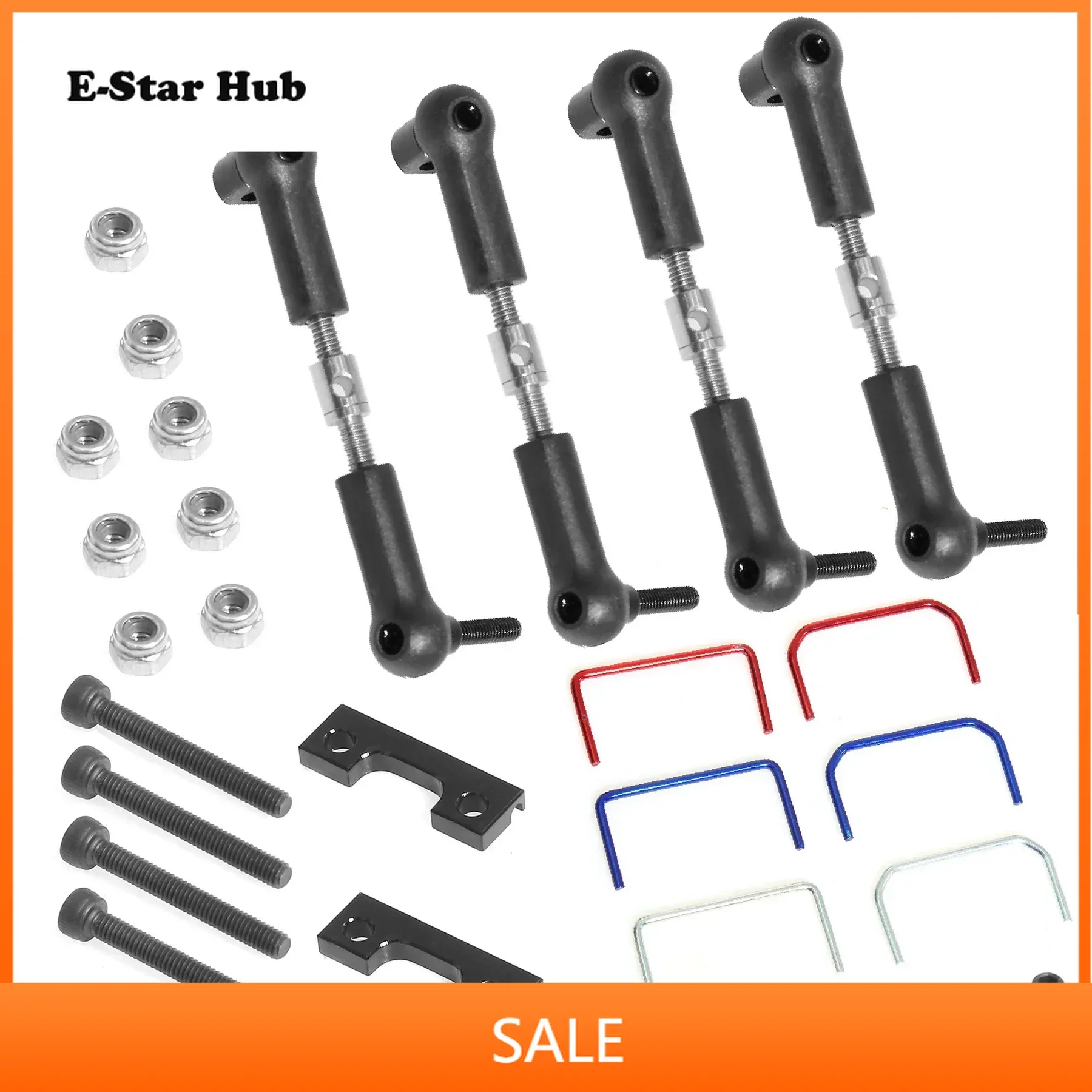 Anti-Roll Bar Kit for Traxxas 1/16 Revo Slash OP Accessories Metal Upgrade Parts Kit Rc Model Crawler Car Truck Buggy Truggy