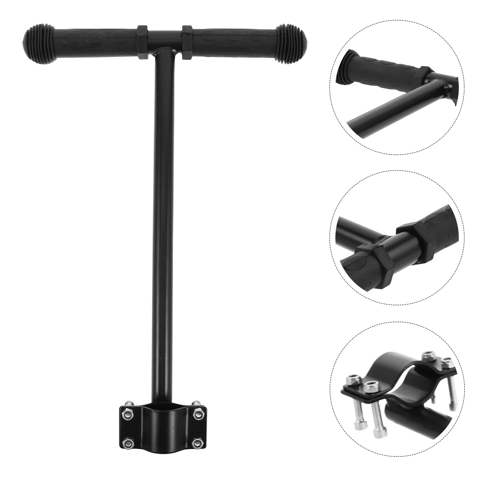 

Stroller Handle Extender Bar Baby Stroller Extension Handlebar 1.18 Pipe Diameter Ergonomic Comfortable Grip for Wagons Carts