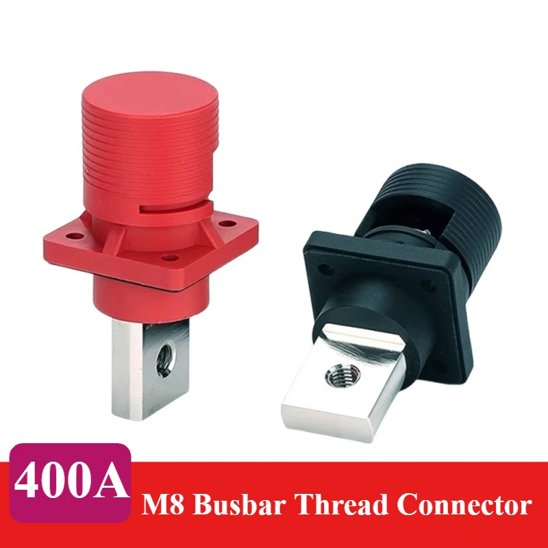 

Round 400A High Current Copper M8 Busbar Threaded Energy Storage Connector Through Wall Lithium Battery Terminal Binding Posts