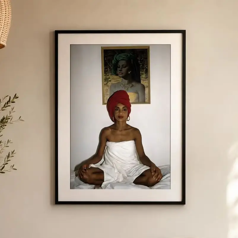 Sade Adu Namaste Print, Fashion Wall Art, Love Deluxe, Vintage Print, Photography Prints, Museum Quality Photo Art Print