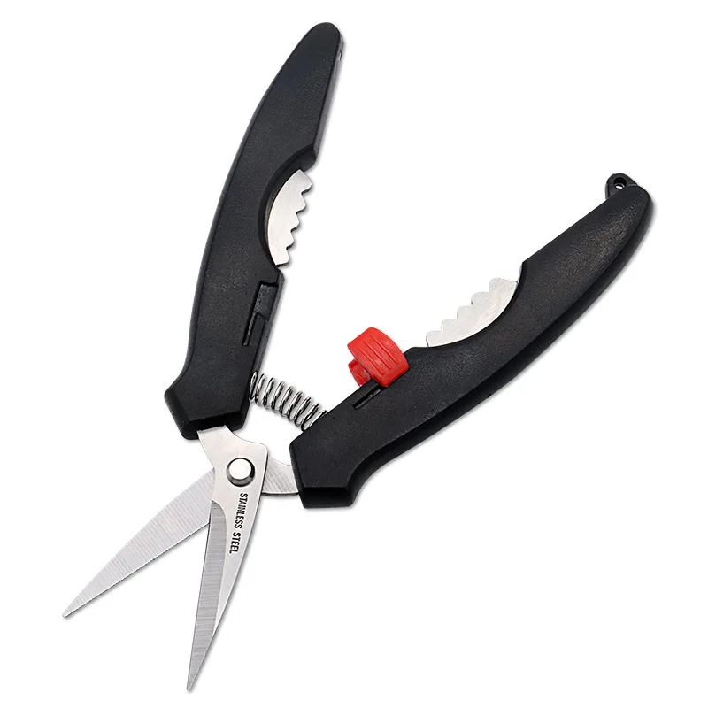 مقص السلطعون للمأكولات البحرية من الفولاذ المقاوم للصدأ، أدوات قصف سرطان البحر الموفرة للعمالة، مقص المطبخ