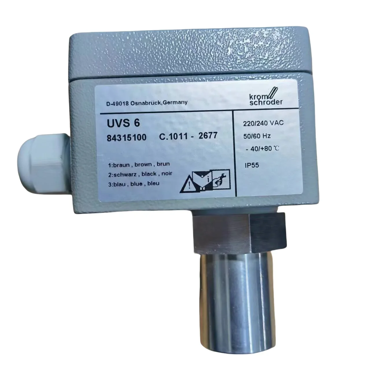 

Kromschroder UVS6 Burner Flame Detector Flame Sensor