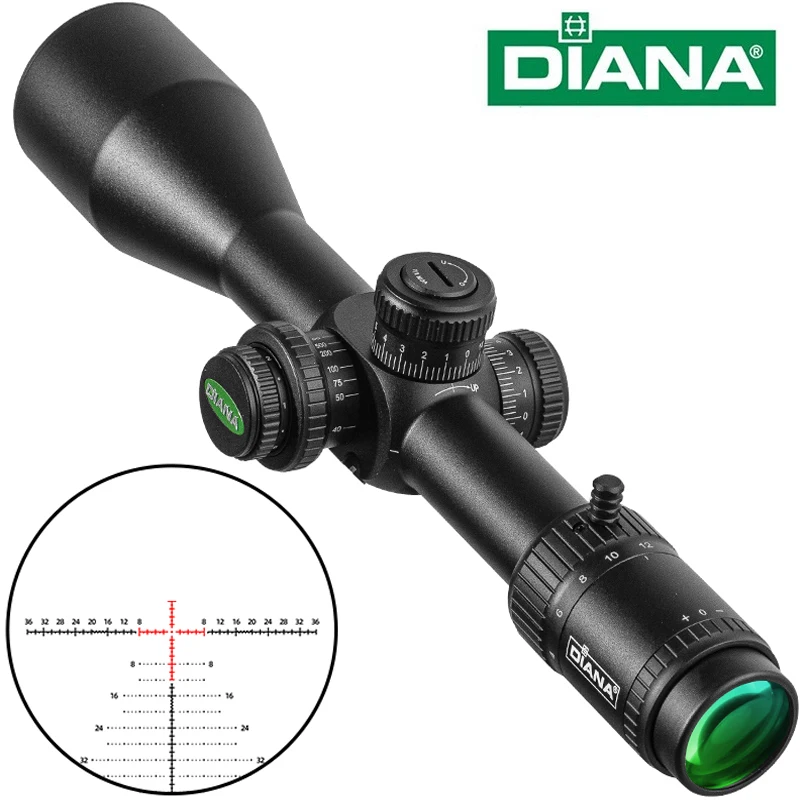 

DIANA 4-16x50 SFIR FFP Scope First Focal Plane Scope Hunting Riflescopes Red Illuminated Shooting Optical Sights