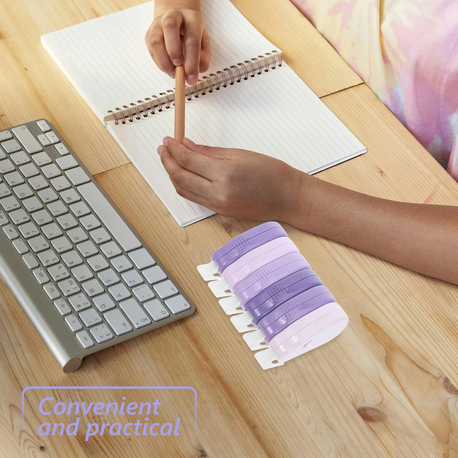 

6pcs Portable Small Correction Tapes For Students Mini Stationery Supplies Classroom Correction Tools Smooth Writing